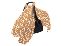 Funda de muselina transpirable Eifson para asiento de coche de bebé, ideal para verano, primavera, días calurosos y climas cálidos (hojas)