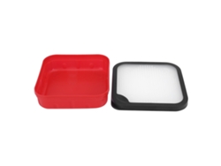 Caja Portátil Resistente Al Calor Para Guardar Cebo, Con Orificios De Ventilación Para Pesca, 170x170x45 Mm.