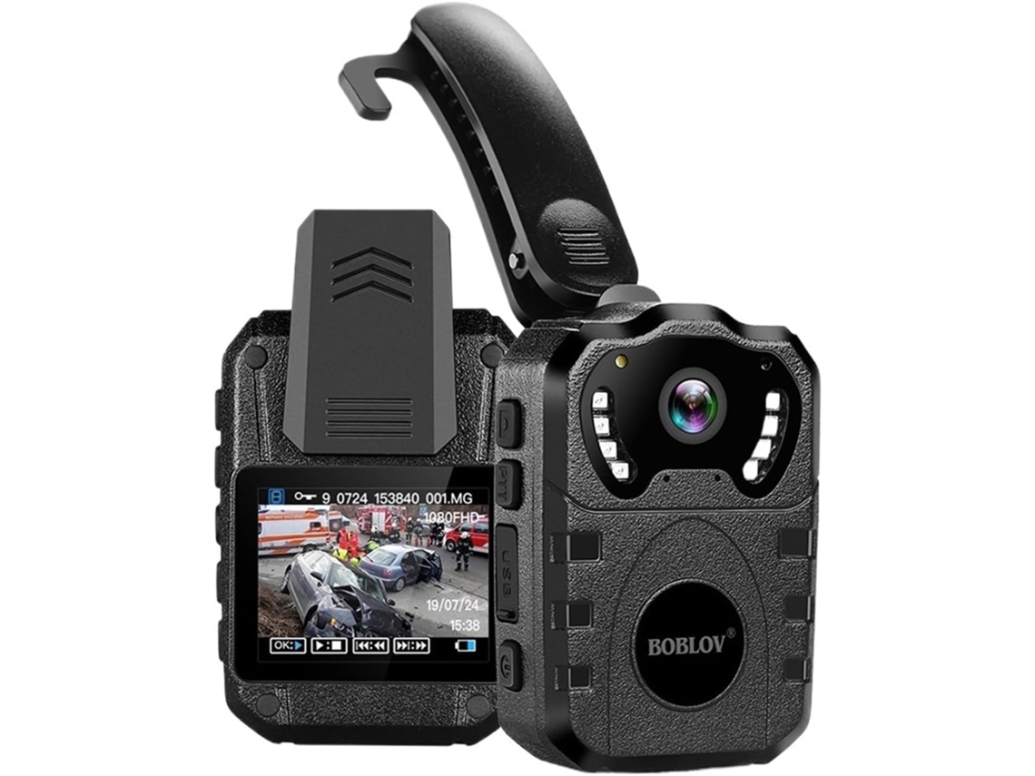 Minicámara Corporal Full Hd 1080p, Videocámara Policial, Grabación