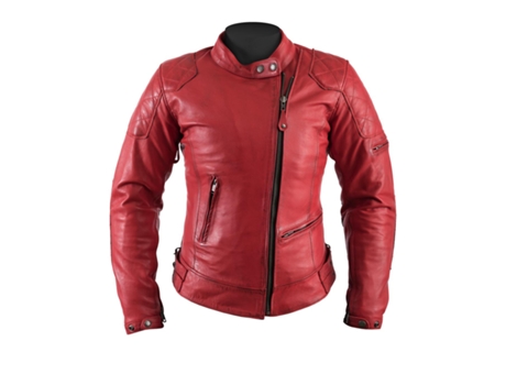 Abrigo para Mujer HELSTONS (L - Cuero - Rojo)