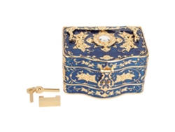 Organizador de joyas rectangular, caja de joyas de 3 niveles