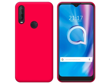 Carcasa Alcatel 1S 2020 TUMUNDOSMARTPHONE Silicona Rosa