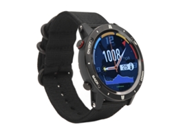 Reloj deportivo inteligente negro de 1,28 pulgadas para correr y nadar.