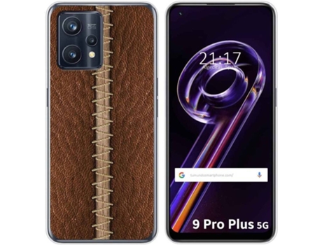 Carcasa para Realme 9 Pro Plus 5G TUMUNDOSMARTPHONE Dibujos Cuero 01 Multicolor
