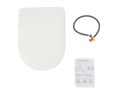 Asiento de inodoro inteligente, sistema Duel, diseño ergonómico, color blanco OEM