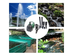 Bomba sumergible para acuario de 7 W y 600 l/h con boquillas