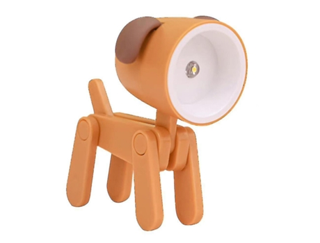 Mini luz de mesa de perro lindo escritorio de dibujos animados plegable lámpara de noche Led decoración de soporte de teléfono creativo MLJSH