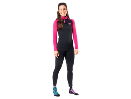 Blusa DYNAFIT Interior manga Larga ft dryarn warm Negro de Montaña (S-M)
