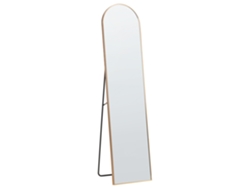 Espejo de pie BELIANI Bagnolet de Aluminio Dorado 36x40x150