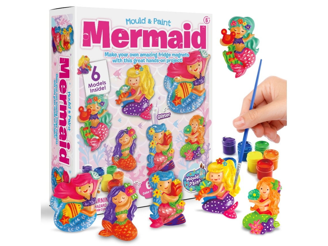 Kit De Pintura De Sirenas, Juguete Diy Para Niños, Manualidades, Regalo De Cumpleaños Y Navidad Para Niñas De 6 Años En Adelante.