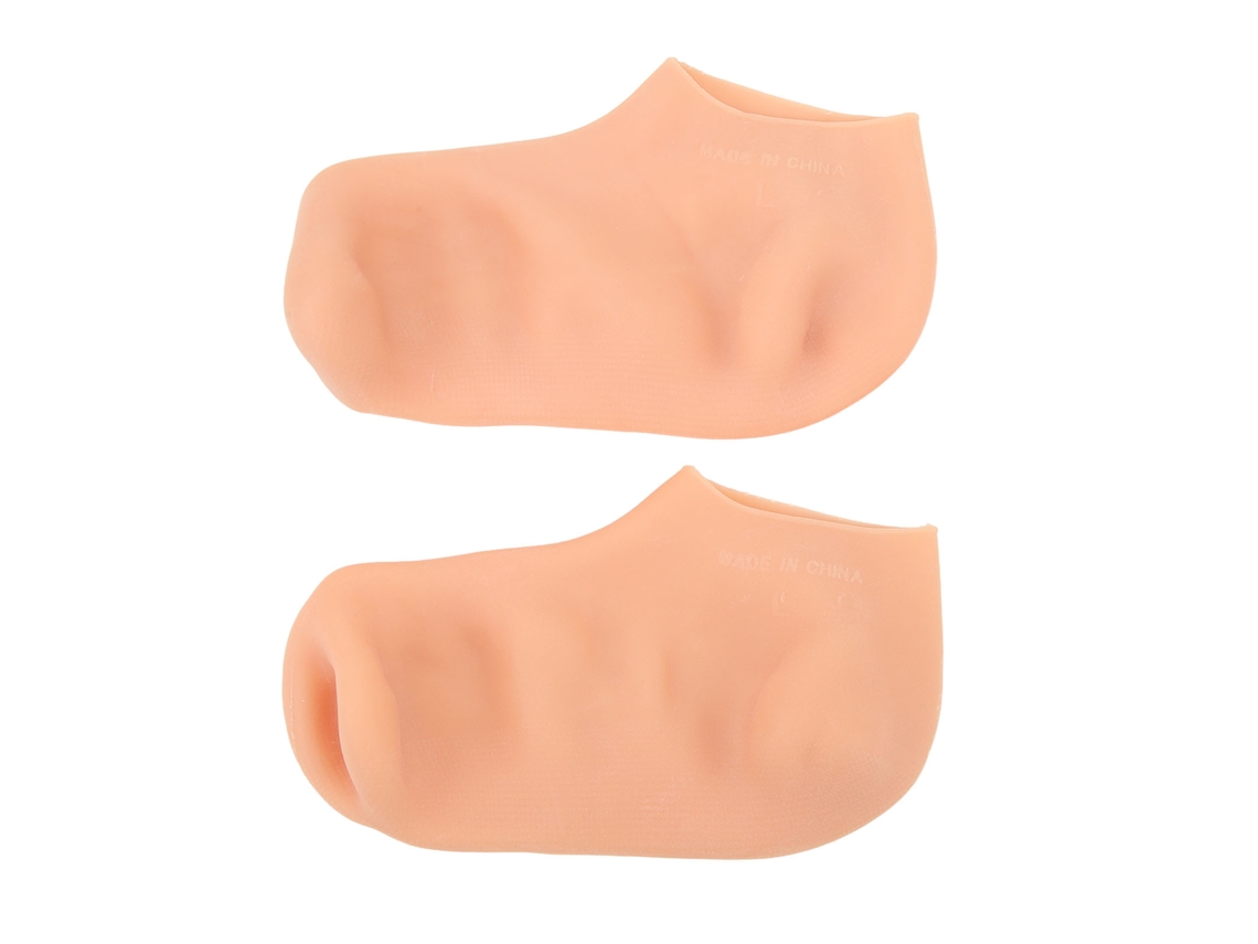 Medias Hidratantes De Silicona Aloe Para Pies Secos: Previenen Grietas, Antideslizantes Y Reutilizables
