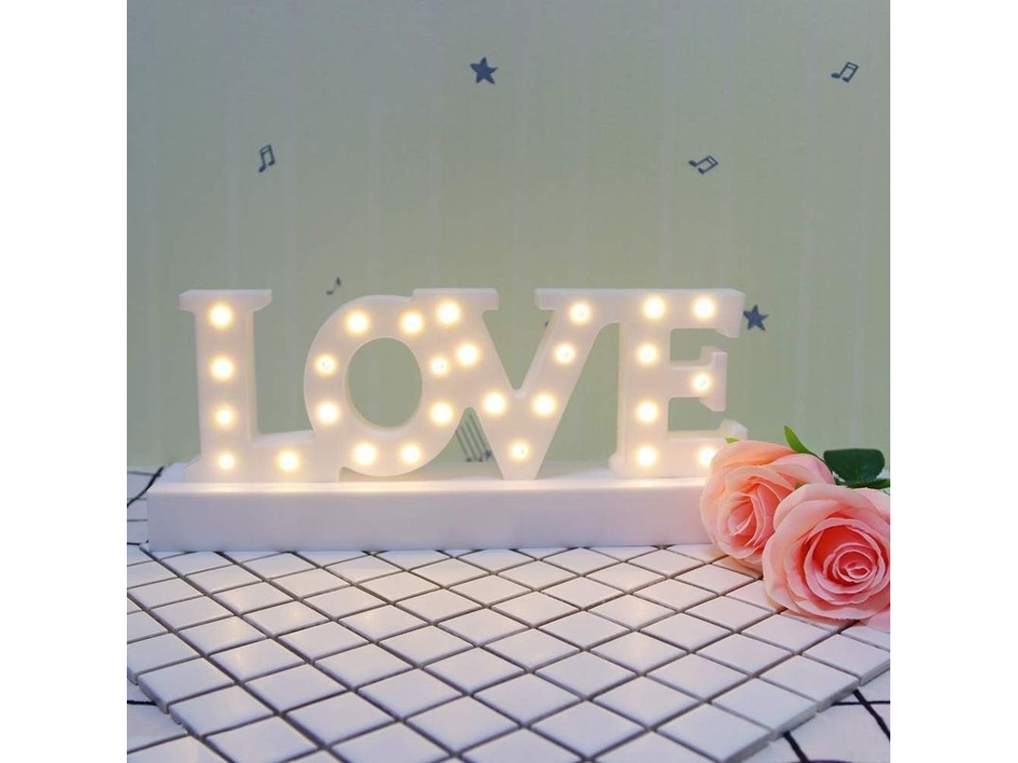Letras Led Love, Letreros Decorativos Para El Hogar, Fiestas, San Valentín, Navidad, Regalos.