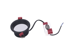 Foco Empotrado Anti-glare Profundo Lateral Delgado Lámpara De Aluminio 9w 6000k Ac180-265v