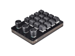 Teclado mecánico de 16 teclas con 3 botones de programación de macros, miniteclado para juegos intercambiable en caliente, teclado DIY Ly Ebike