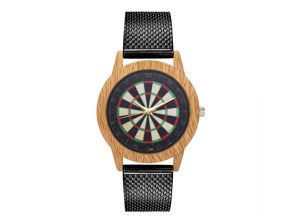 Reloj De Pulsera Unisex De Silicona Con Movimiento De Cuarzo Negro.