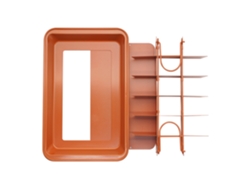 Molde Para Brownies Dividido Antiadherente Con Fondo Desmontable Herramienta De Repostería Para Pasteles Fiesta Lavavajillas Seguro