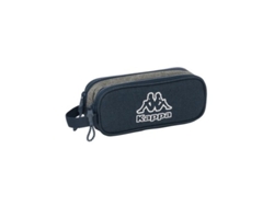 Estuche doble para lápices Kappa Dark Navy 21x8x6cm Safta