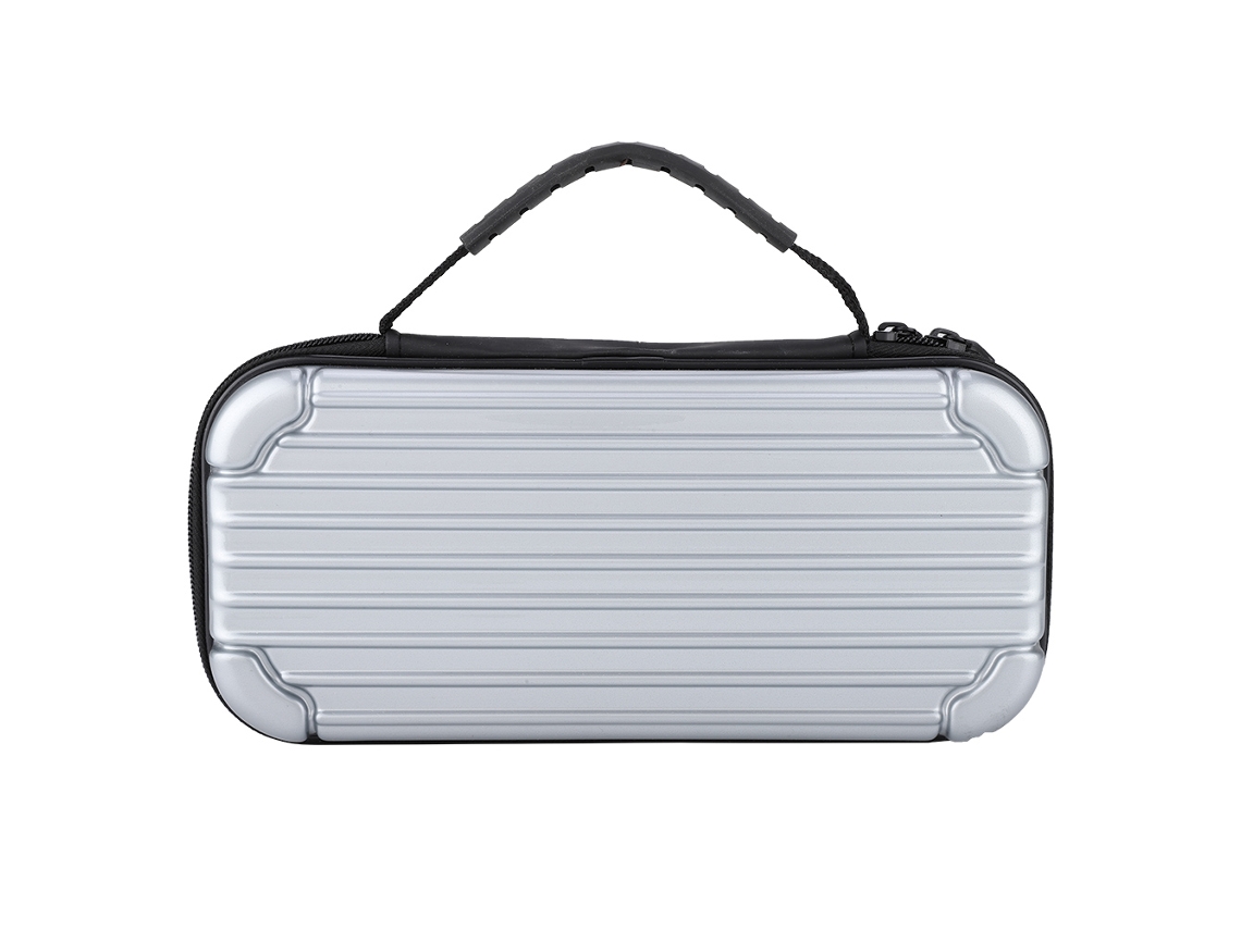 Bolsa de almacenamiento para consola y mando de Nintendo Switch, color plateado, de Truyuety