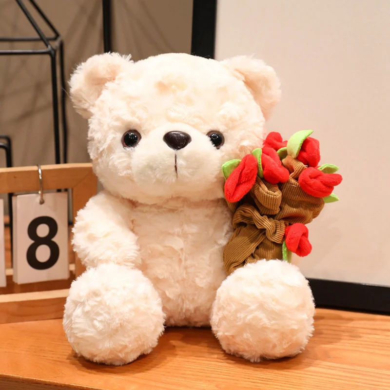 (c 15 Cm) Lindo Urso De Pelúcia De Desenho Animado Anime - Casal De Ursos Apaixonados
