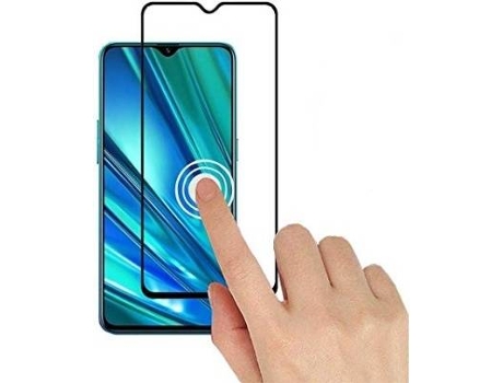 Protector de Cristal Templado Realme 5 Pro Negro