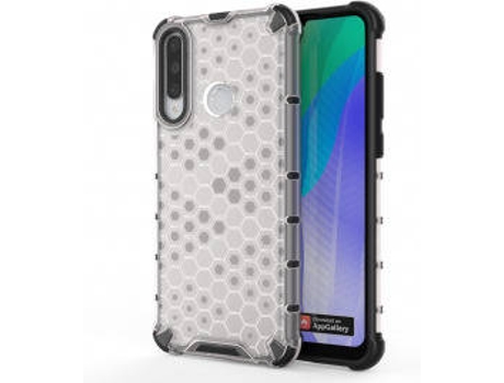 Carcasa Huawei Y6P LMOBILE Honeycomb Transparente