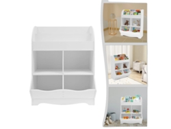 Estantería para juguetes, fabricada en PVC resistente, diseño moderno, de 1 a 5 compartimentos.
