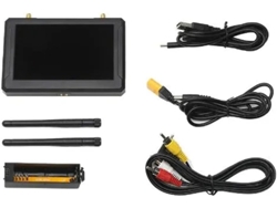 Monitor Fpv M5f De 5 Pulgadas, Resolución 800 * 480, Con Receptor Y Grabador Steadyview Diversity Integrados.