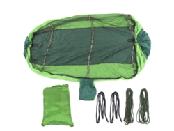 Hamaca Plegable Ligera Para 2 Personas Con Malla Repelente De Insectos, Ideal Para Acampar, Hacer Senderismo, Viajar Y Actividades Al Aire Libre.
