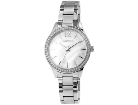 Fregadero de reloj RAPTOR Mujer con brazalete de acero inoxidable