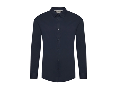 Camisa GUESS JEANS Algodón Hombre (M - Azul)