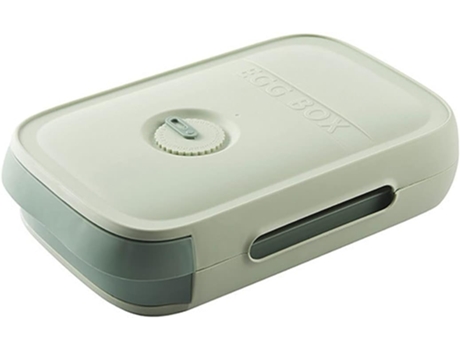 Caja de huevos de plástico, cesta de almacenamiento de huevos para nevera, dispensador apilable, soporte para huevos para refrigerador, para nevera...