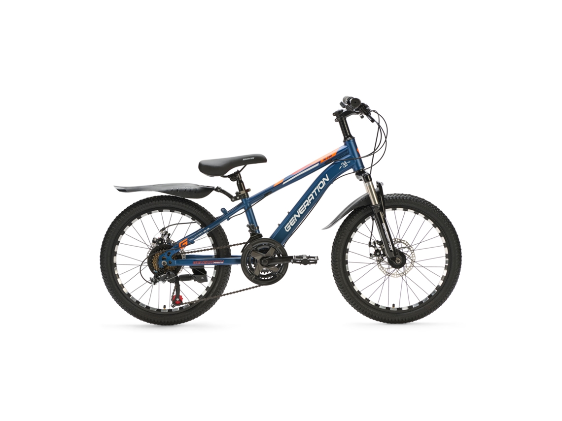 Generation M-760 Bicicleta De Montaña 20 Pulgadas – Azul – Con Guardabarros