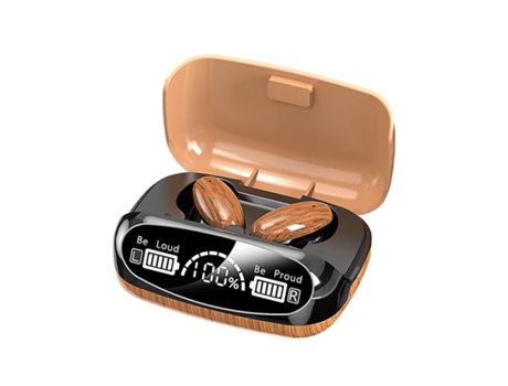 Auriculares Bluetooth True Wireless Grano de madera M35 Binaural 5.2 Modelo privado Tws Pantalla de potencia Movimiento Sin demora Reducción de rui...
