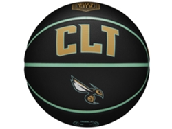 Pelotas de baloncesto NBA Team City Collector Charlotte Hornets Ball WZ4016404ID, unisexo (negro - 7 EU) WILSON