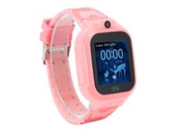 Reloj Inteligente 4g Para Niños Con Pantalla Táctil, Protección Ip67, Cámara Hd, Videollamada Y Función Sos - Rosa