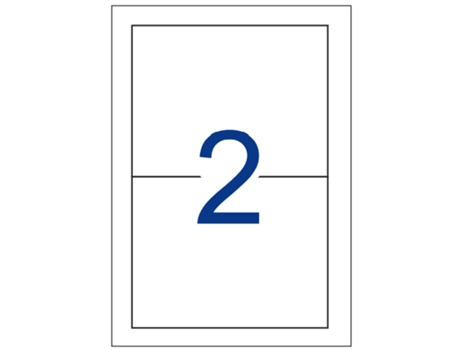Etiquetas Adhesivas Multi3 Rectas, 100 Hojas APLI (Blanco - 175 X 135 mm)