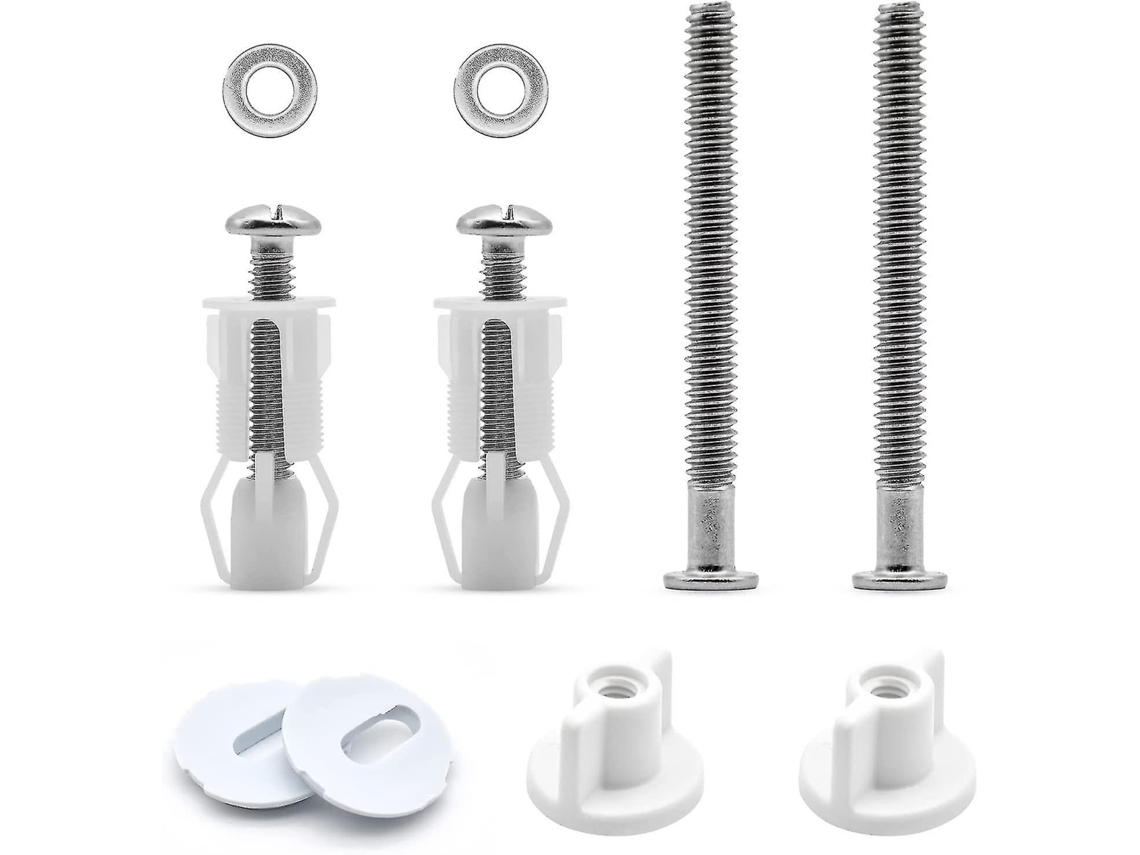 Kit De Piezas Para Asiento De Inodoro Con Tornillos Expandibles, Bisagras Y Tuercas Universales, Fácil Instalación Y Ajuste