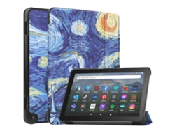 Funda Fwinl para Amazon Fire HD 8/Fire HD 8 Plus 2020 con diseño de cielo estrellado