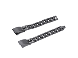 Pulsera Ajustable De Acero Inoxidable De Cristal Metálico De Reemplazo Para El Rastreador Fitbit Alta