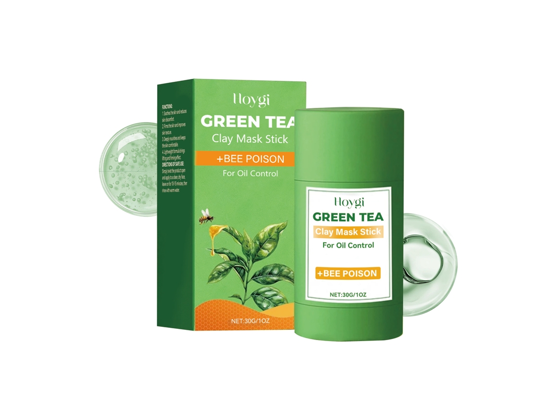 Barra limpiadora de mascarillas de té verde