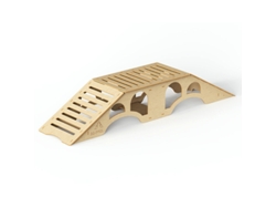 Puente balancín de madera 3D DIY SG Pincone Forest para piezas de coche RC 1/24/28
