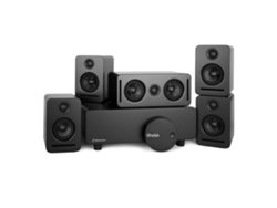 Sistema De Cine En Casa Inalámbrico Wisa Black 5.1 Con Dolby Atmos