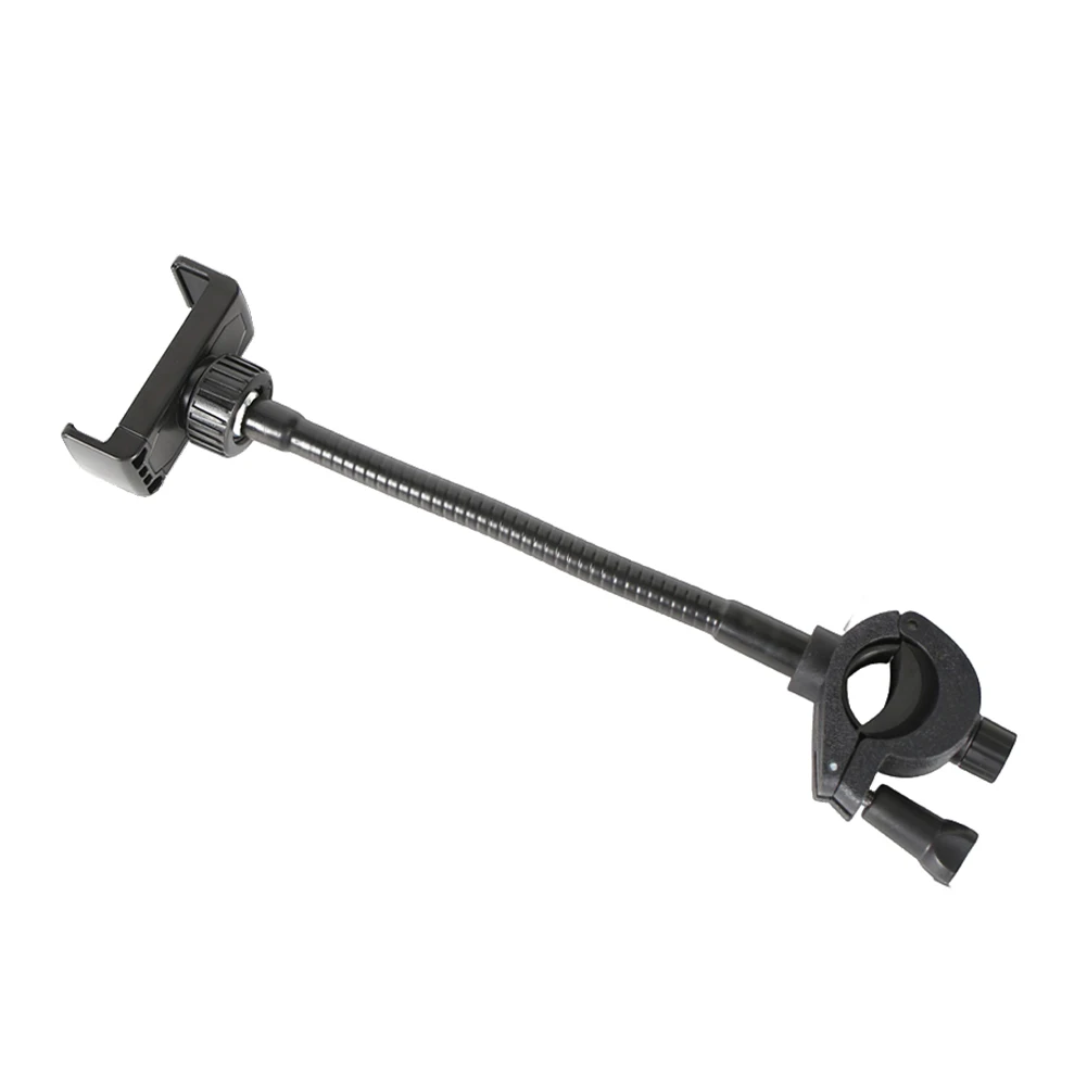 Soporte Para Micrófono (negro), Soporte Para Teléfono, Soporte Flexible Para Teléfono Con Cuello De Cisne, Ajustable.