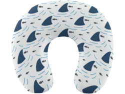 Almohada Viaje Forma Aleta Espuma Viscoelástica Viscoelástica Fácil Relajación Cómodos Familia.brfácil