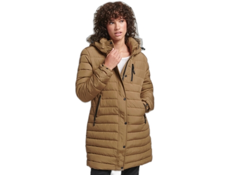 Abrigo para Mujer SUPERDRY (M - Poliéster - Multicolor)
