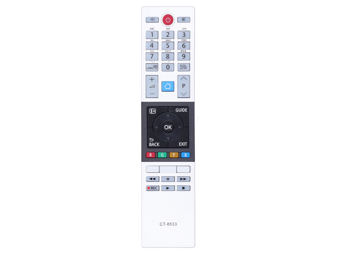 Mando a distancia de repuesto Yncm para televisores LED Toshiba.