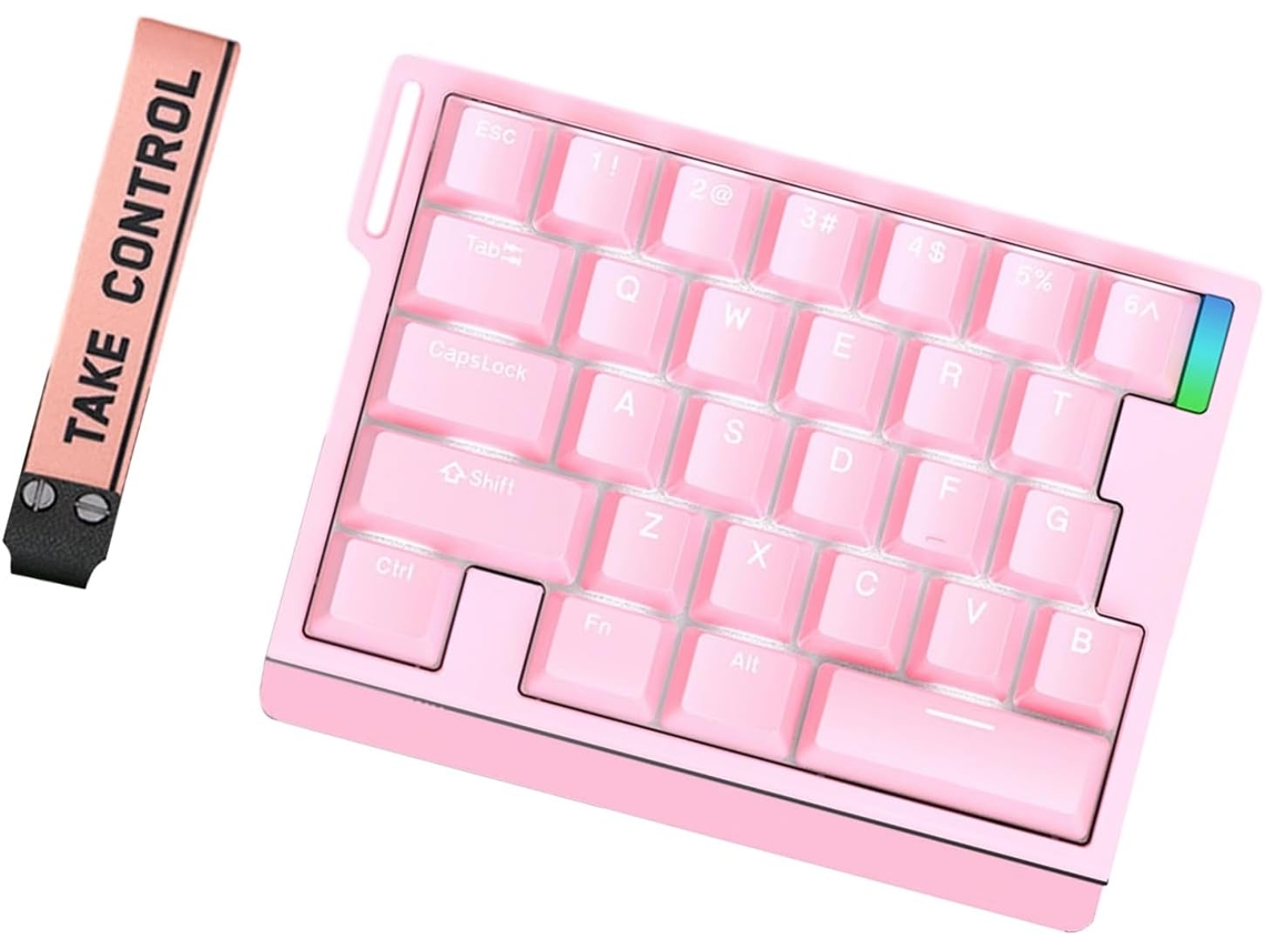 Teclado Mecánico Para Juegos De Una Mano - Profesional - Interruptores Intercambiables En Caliente - Portátil