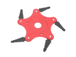 Cuchilla De Acero Al Manganeso De 5 Dientes Para Desbrozadora - Accesorio Para Cortacésped