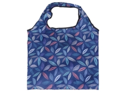 Bolsa de compras plegable con estampado de hojas coloridas, lavable y reutilizable, 60 x 45 x 8 cm, diseño portátil, 1 juego. GOKOCO