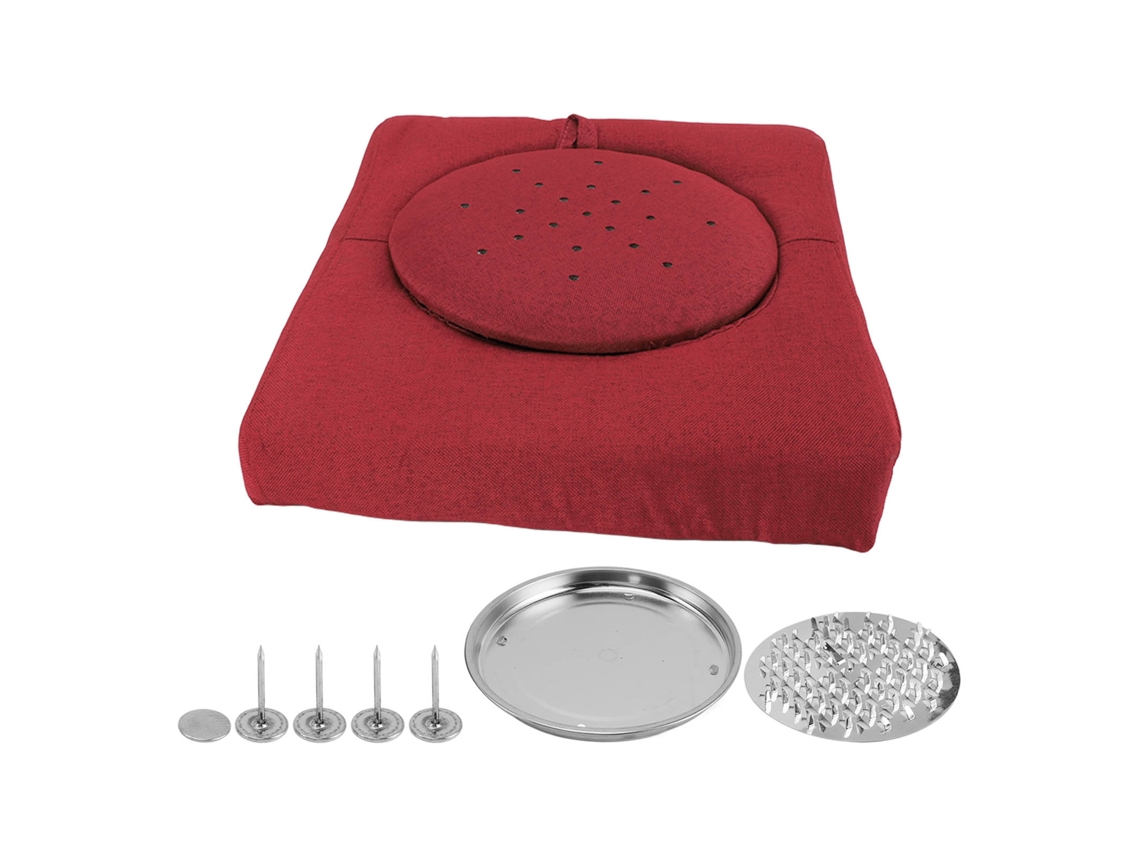 Conjunto De Cojín De Moxibustión Con Temperatura Regulable, Tapicería De Lino, Multifuncional.